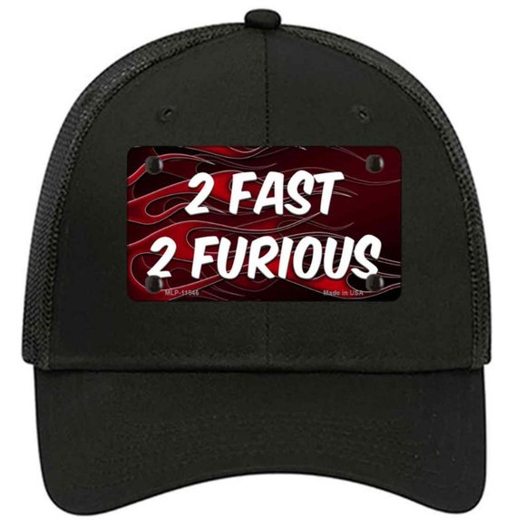2 Fast 2 Furious Metal on Trucker Mesh Snapback Hat - Black - Picture 1 of 2